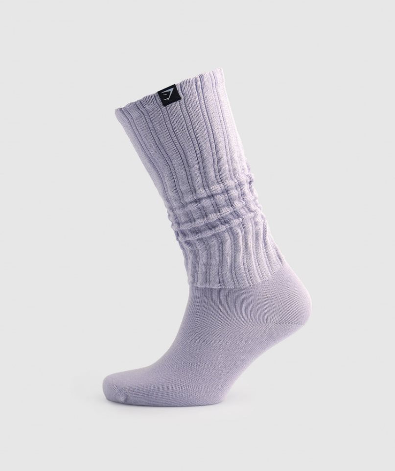 Gymshark Comfy Rest Day Socks Light Purple | NZ 9LDPHB